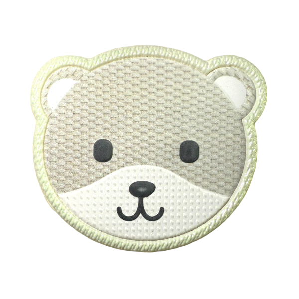 Silicone 3D puff  bear patches